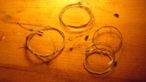 Broken Guitar Strings String Gauge