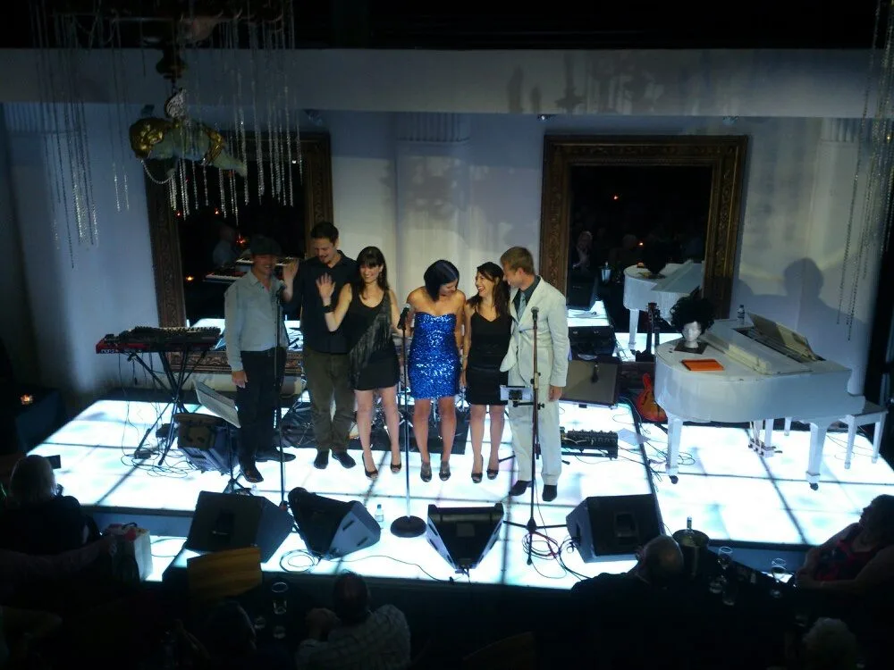Simon Morel with band post show