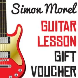Gift voucher for private guitar lessons in Sydney