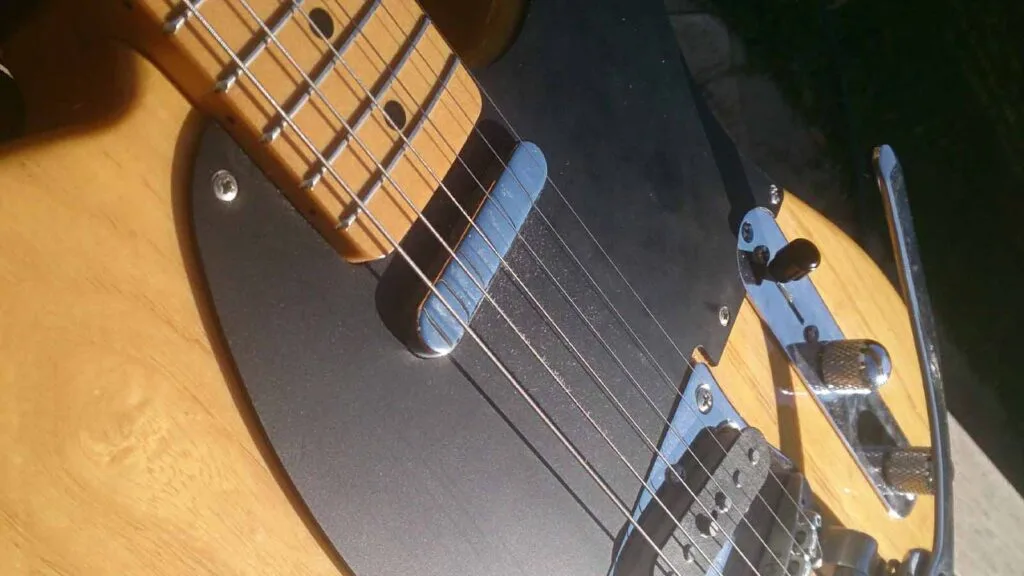 Fender Telecaster guitar body and electronics