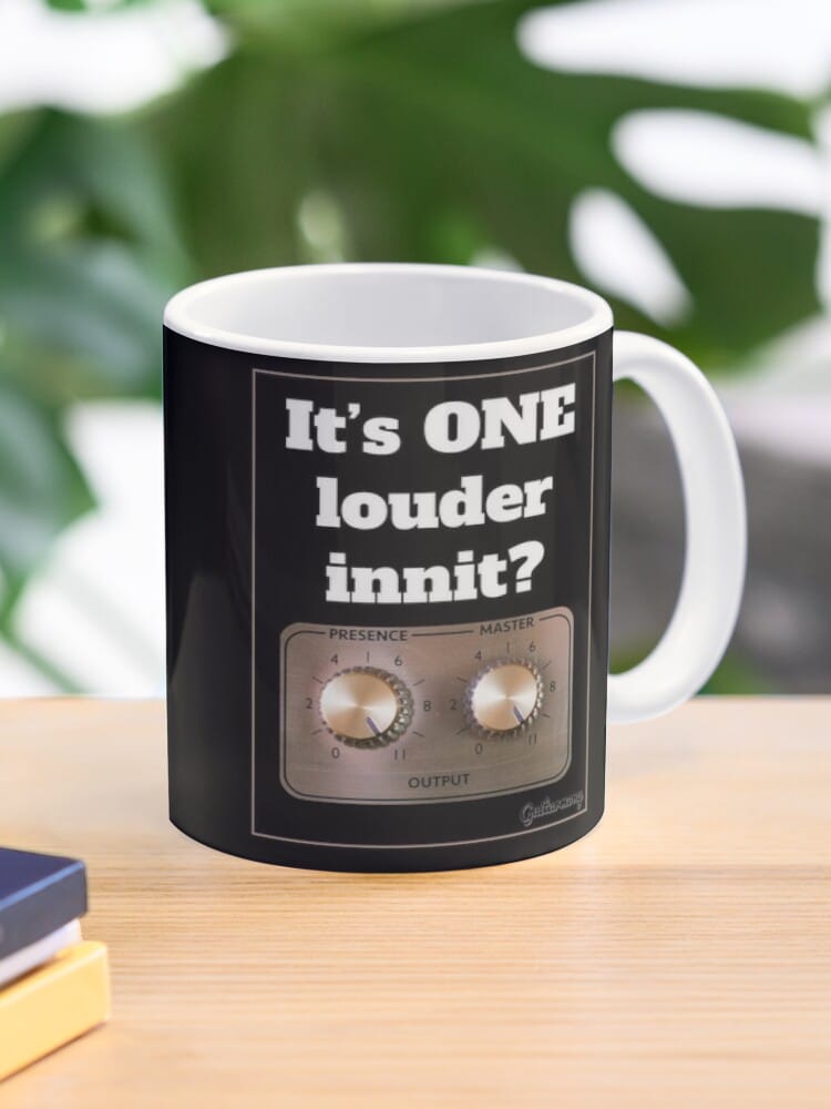 Guitarmony 'It's One Louder Innit' guitar mug